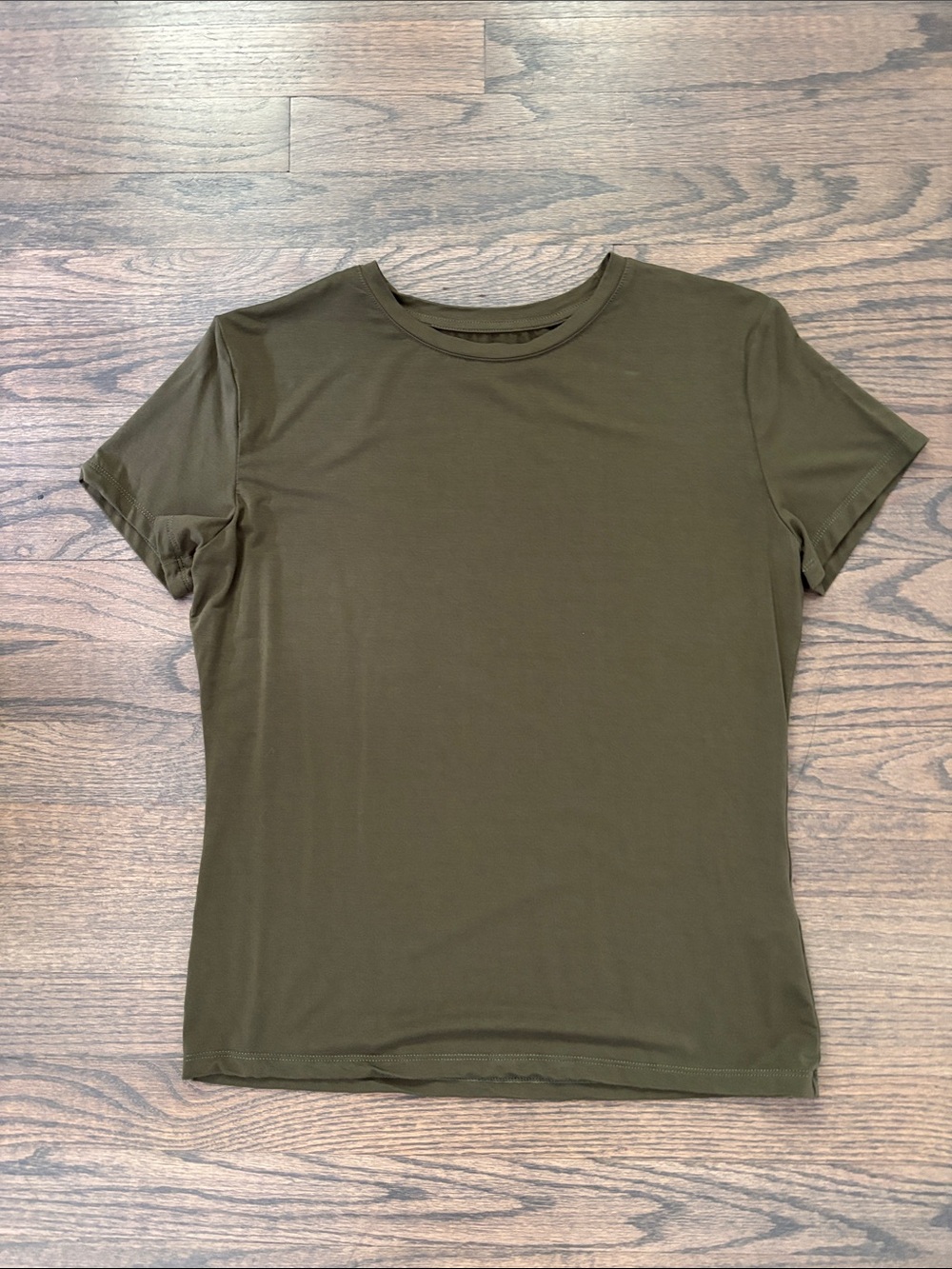Olive Green Women's Fitted Top